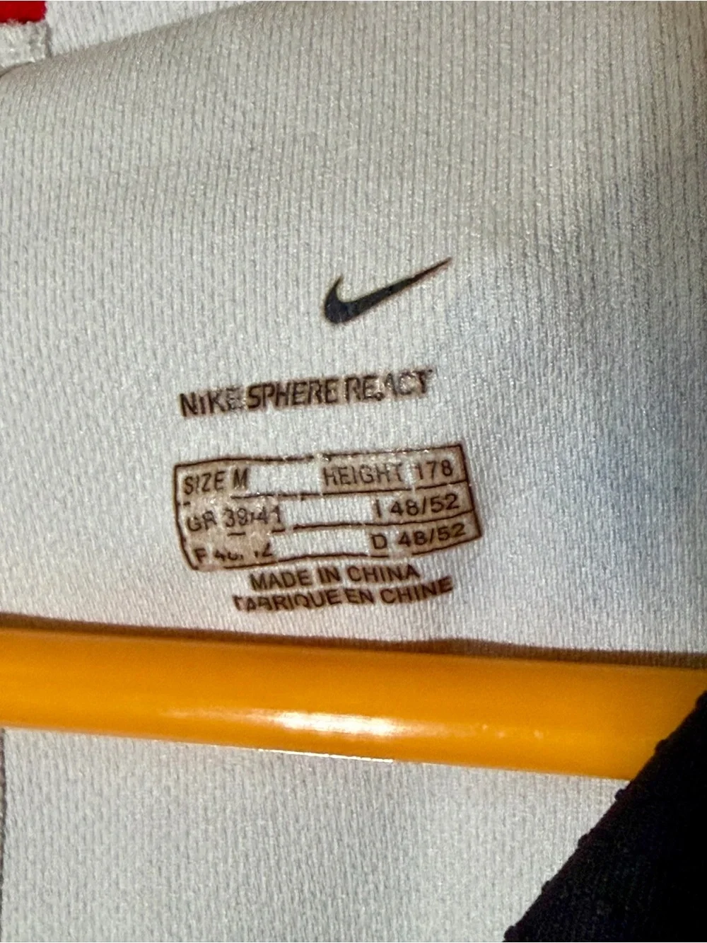 Vintage Nike 2004 Tony Spackman Sphere Dry quarter zip longsleeve
